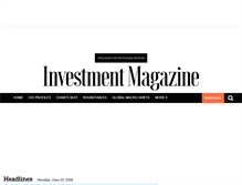 Tablet Screenshot of investmentmagazine.com.au